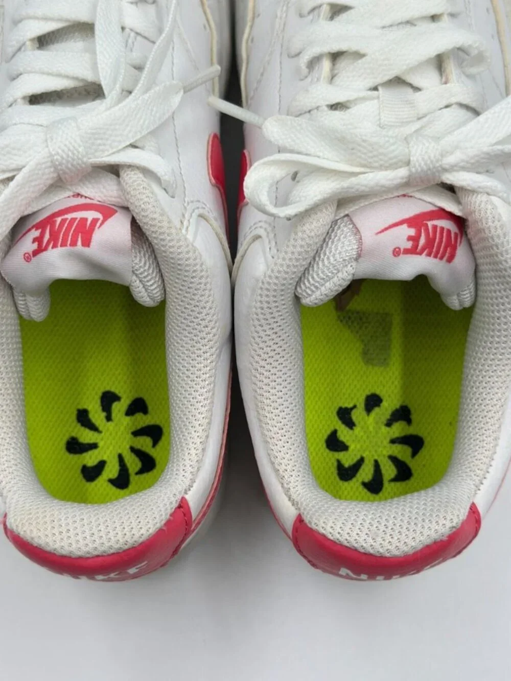 Womens Nike Court Vision Shoes Coral white size 7 DR9885 - 101